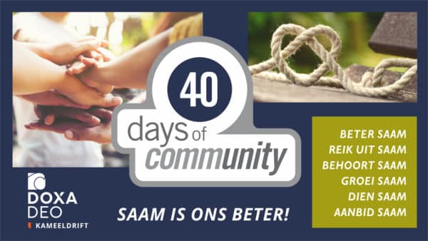 40 Days of Community - deel 2 - Aand Image